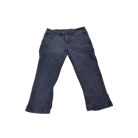 Judy Blue Jeans Women's 5/27 Black Capri Fit Mid Rise‎ - Picture 1 of 7